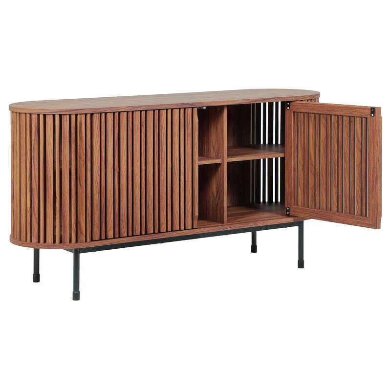 SAFAVIEH Home Enid Large 2-Door Sideboard - 59"W x 18"D x 31"H