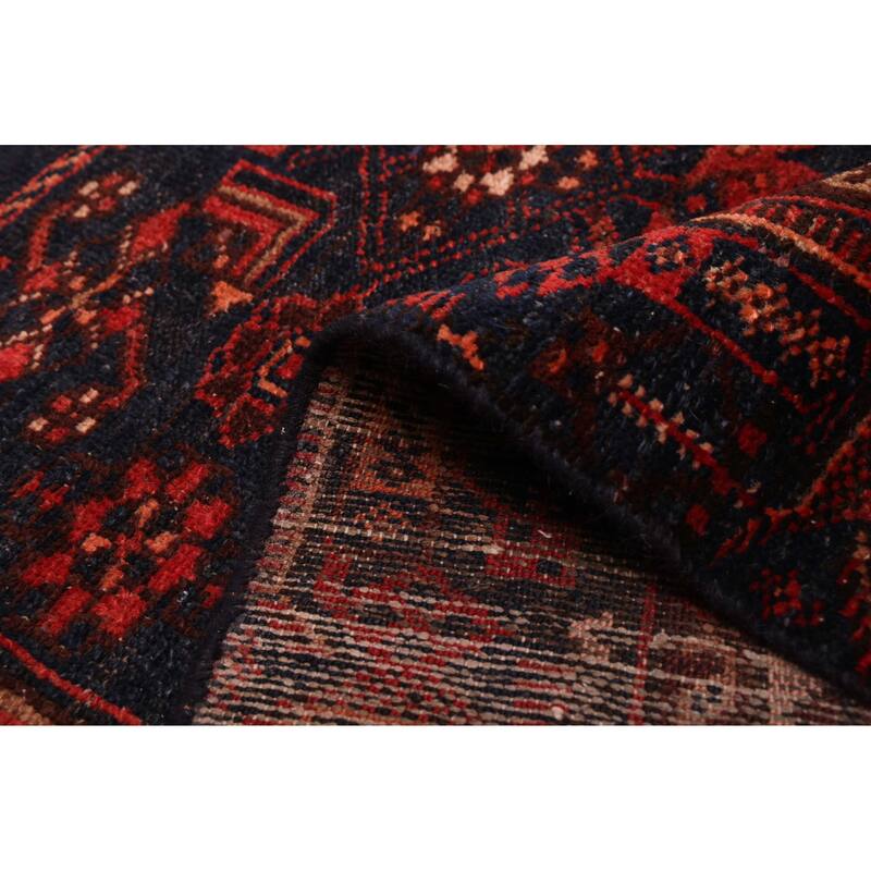 ECARPETGALLERY Hand-knotted Andelz Red Wool Rug - 3'11 x 6'11