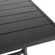 preview thumbnail 14 of 16, NUU GARDEN 5-piece Brown/ Black Metal Outdoor Patio Dining Set