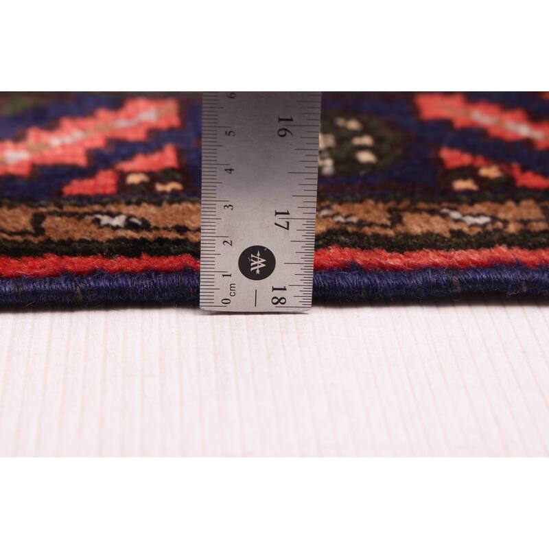 ECARPETGALLERY Hand-knotted Andelz Light Red Wool Rug - 3'1 x 6'9