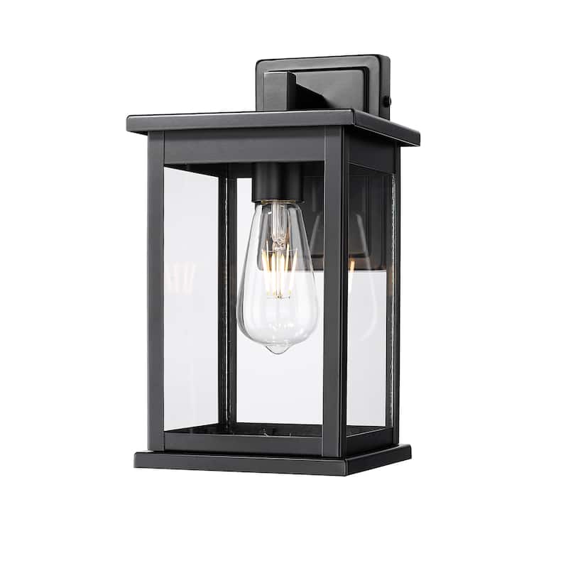 Millennium Lighting Bowton II 1 Light Outdoor Wall Sconce in Powder Coat Black