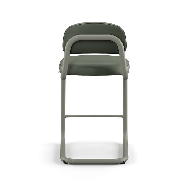 Amisco Flynn 26 in. Counter Stool with Metal Base