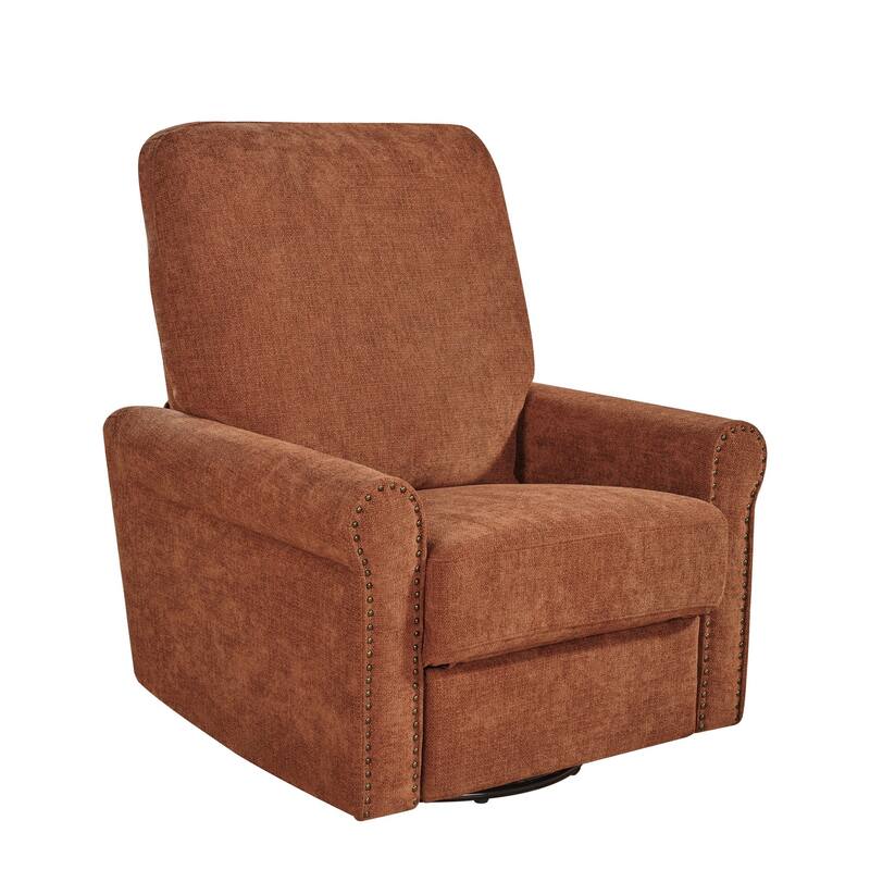 Heido 360 Degree Swivel Glider Manual Recliner Leisure Chair Set of 2
