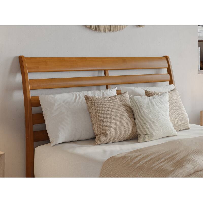 Emelie Platform Bed with Panel Footboard and Twin XL Trundle
