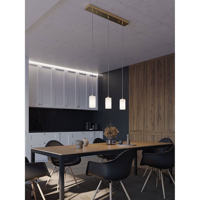 AFX LEOP0412MBLNR3 Leo 3 Light 36" Wide Multi Light Pendant