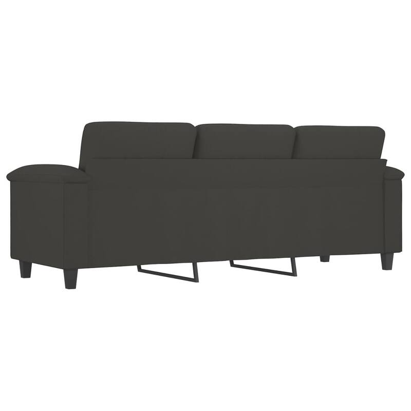 vidaXL Sofa Chair Living Room Upholstered Chair with Armrest Microfiber Fabric