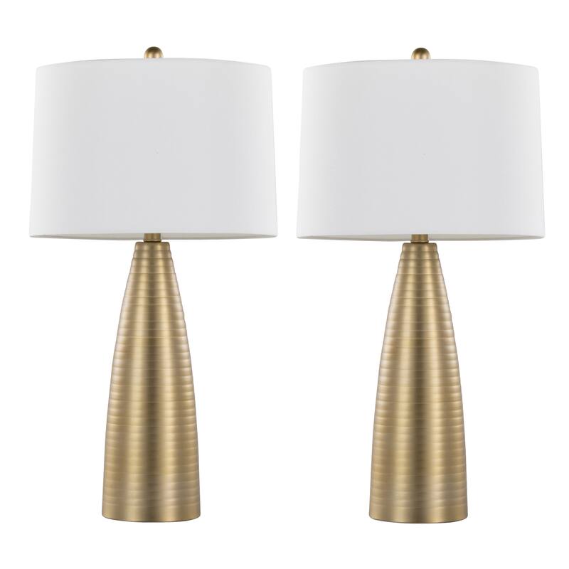 Porch & Den Maggie 27.75" Metal Table Lamp (Set of 2)