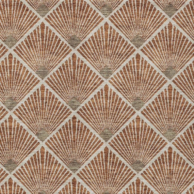 HomeRoots Geometric Transitional Rectangle Outdoor Rug