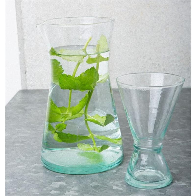 Recycled Glass Carafe - Transparant