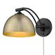 Option Matte Black & Aged Brass