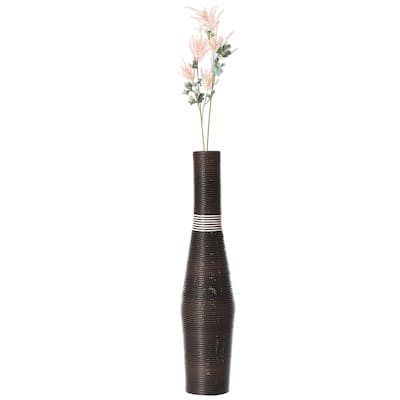 Tall Decorative Unique Floor Vase, floor flower vase, PVC Floor Vase, Large Flower Holder, 41-Inch-Tall Vase