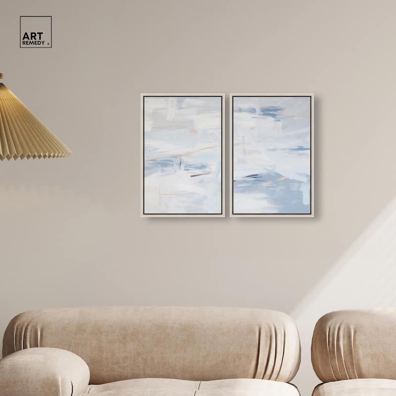 Frozen in Time I Canvas Set of 2 by Art Remedy