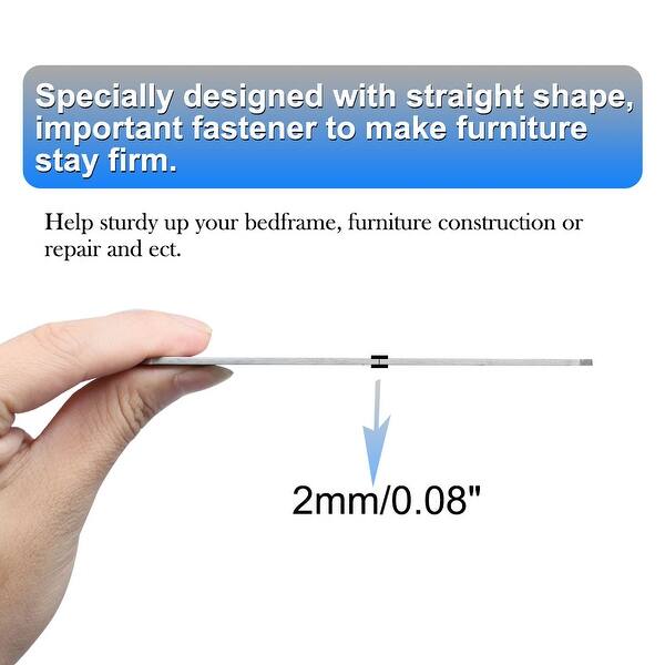 Shop 50mm Straight Bracket Stainless Steel Brace Fastener Brackets