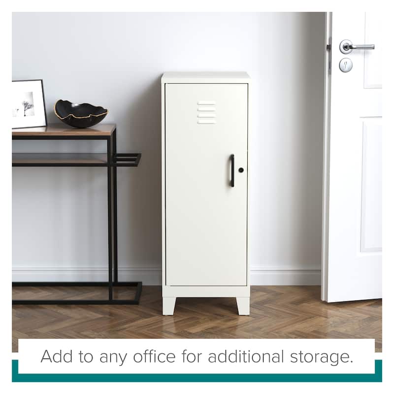 42.5"H 3 Shelf Vented Door Storage Locker Cabinet
