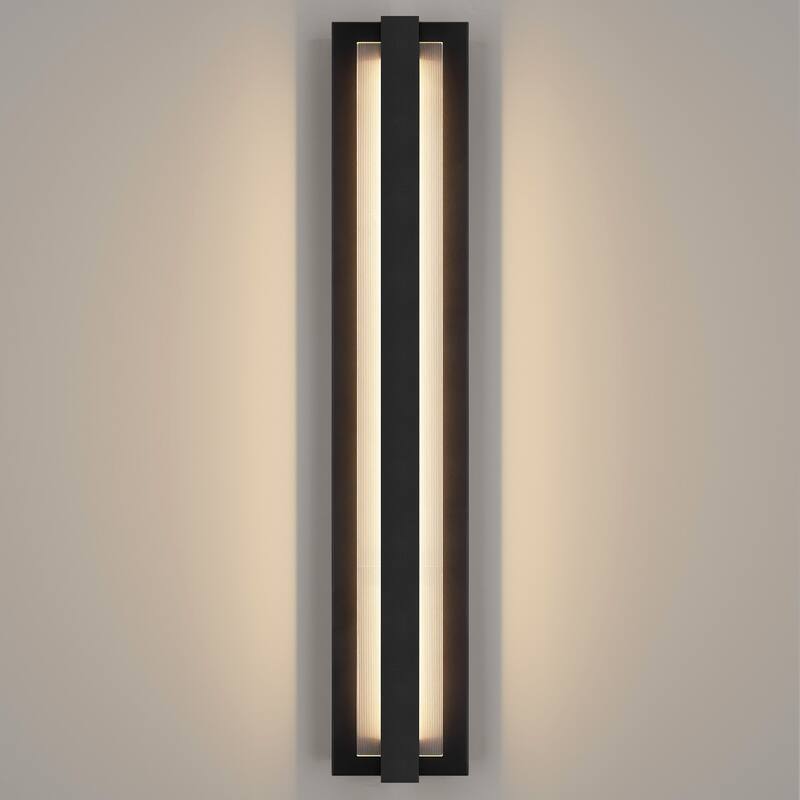 Modern Outdoor Wall Lights Exterior Lighting Fixtures With Glass Shade