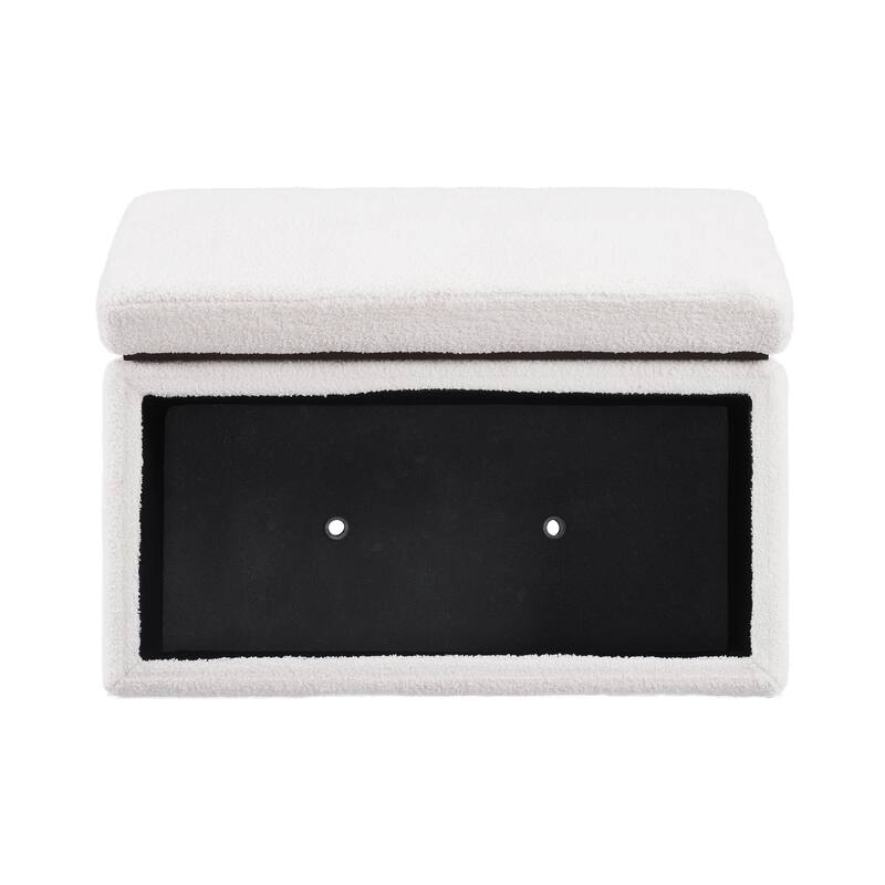 Rue Sherpa Rectangle Storage Ottoman
