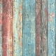 preview thumbnail 1 of 2, Galerie Wallcoverings Woods and Wicker Collection Colorful Broad Wood Stripe Matte Vinyl on Non-woven Wallpaper Roll 33-feet long x 21-inches wide - Blue/Red
