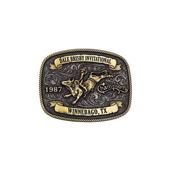 bull rider buckle