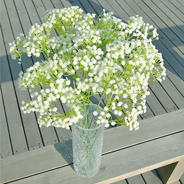 Shop Vranky 10 Pieces Artificial Flowers White Baby Breath