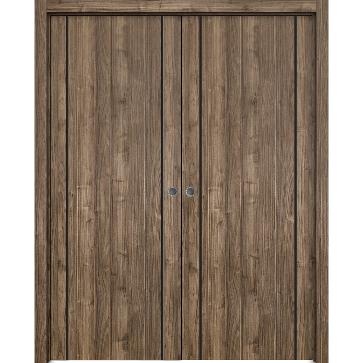 SartoDoors Planum 0016 | Interior French Doors Double French Door | Solid Wood | Hardware Set | 36x80, White Silk Bedroom Door