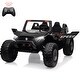 preview thumbnail 1 of 39, Two-Seater 24V UTV Kids Ride-On Car with Remote Control, Battery Powered, 240W Motor Black
