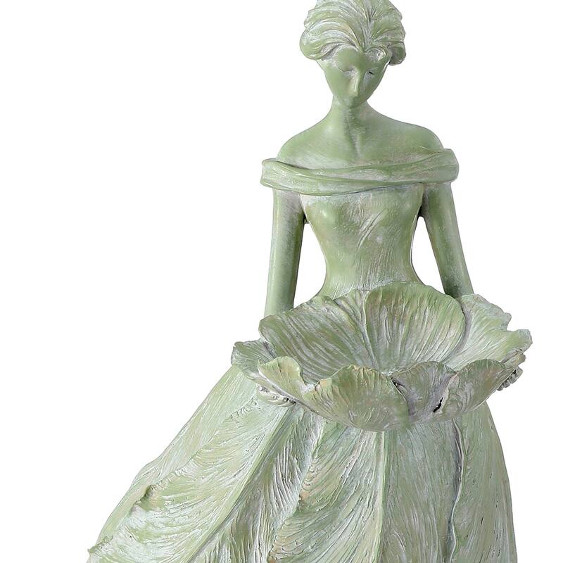 21" Resin Blossom Petal Fairy