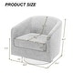 preview thumbnail 5 of 122, UIXE 360° Swivel Barrel Accent Chair Armchair For Living Room