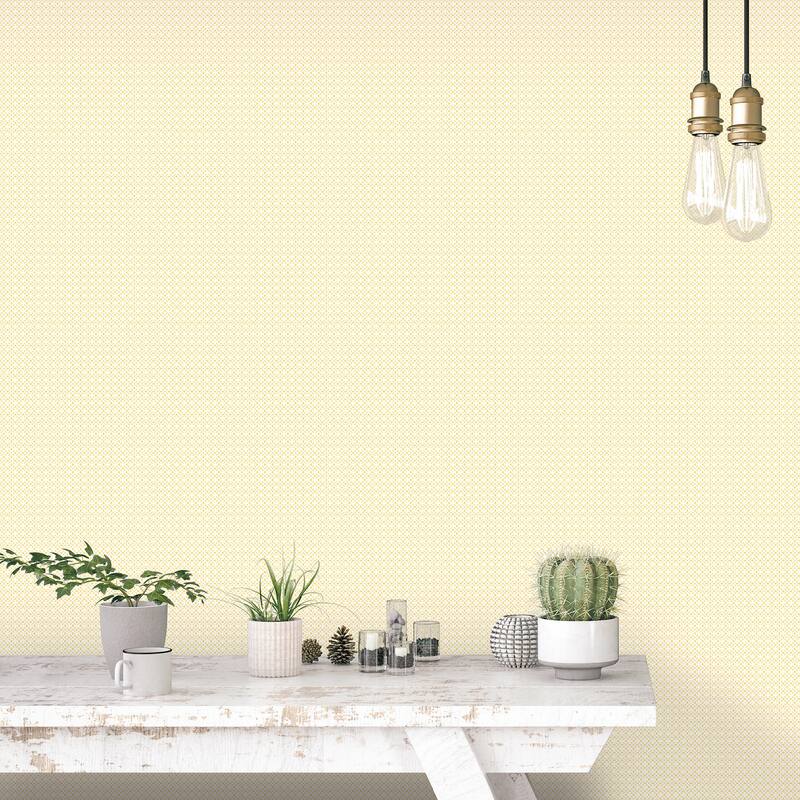 Galerie Wallcoverings Just Kitchens Leaf Dot Spot Vinyl on Non-woven Matte Wallpaper Roll