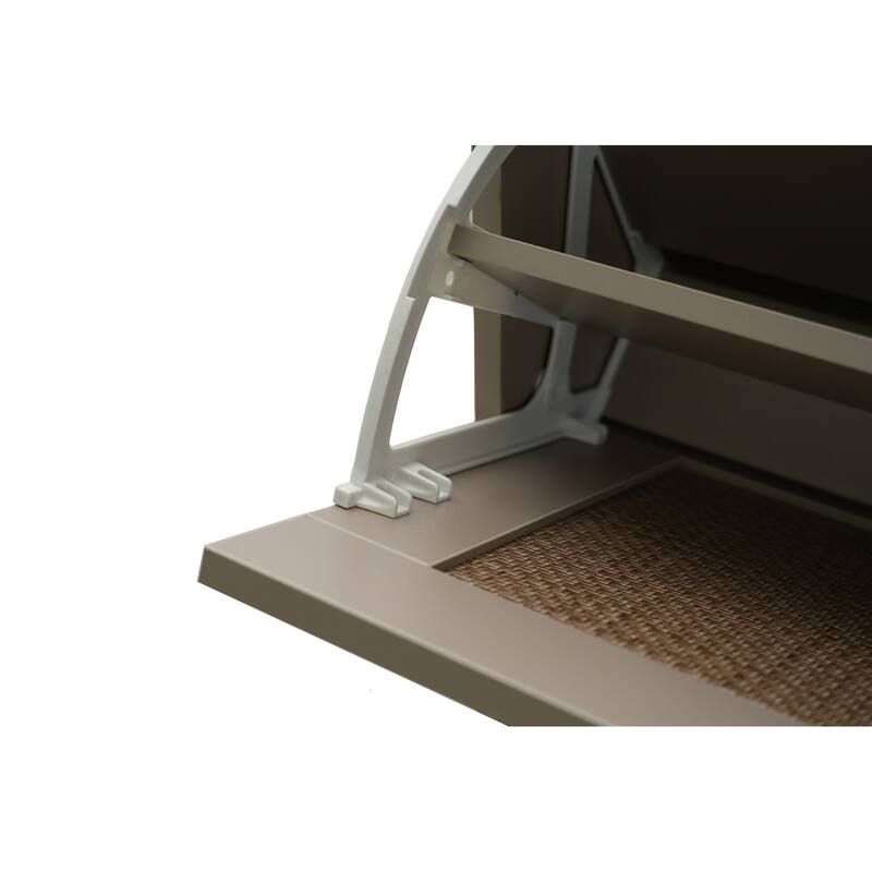 Dual-Layer Entryway Shoe Organizer – Sturdy 12-Pair Capacity Rack with Quick-Access Open Shelf Design‌