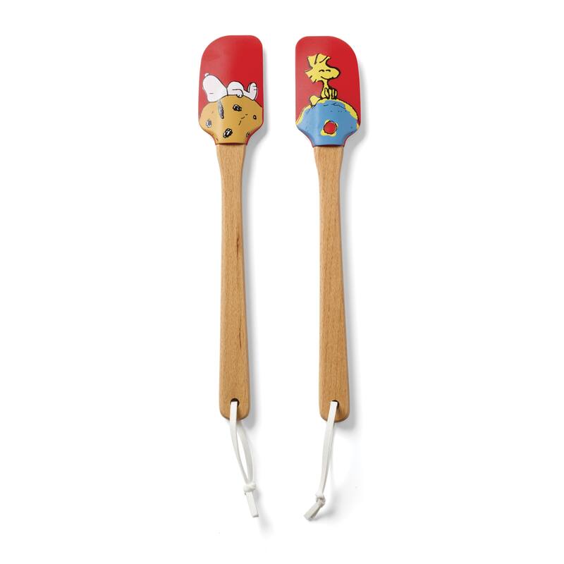 Lenox Chef Snoopy Spatulas, Set of 2 - Set of 2 - Red