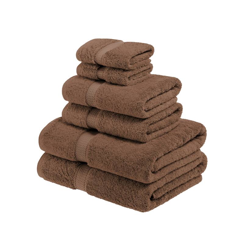 Superior Egyptian Cotton Heavyweight Solid Plush Towel Set