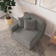 Option Light Grey Arm Chair