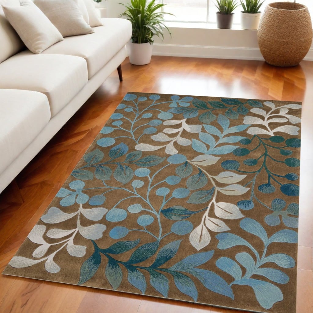 Cebi Stain Resistant Area Rug By HomeRoots
