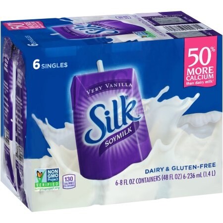 Silk Soymilk - Very Vanilla - Case of 3 - 8 Fl oz.