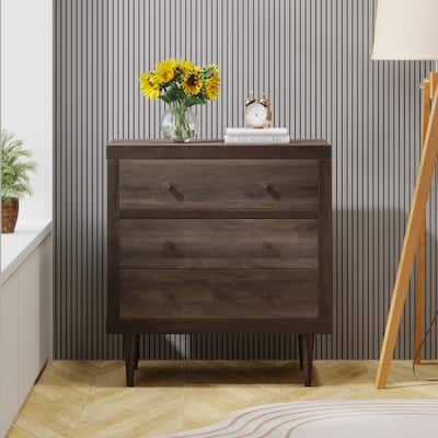 Wardrobe 3 Drawer Dresser Entrance Cabinet Side Cabinet Modern Nightstand Cabinet with Spacious Storage for Bedroom, Hallway