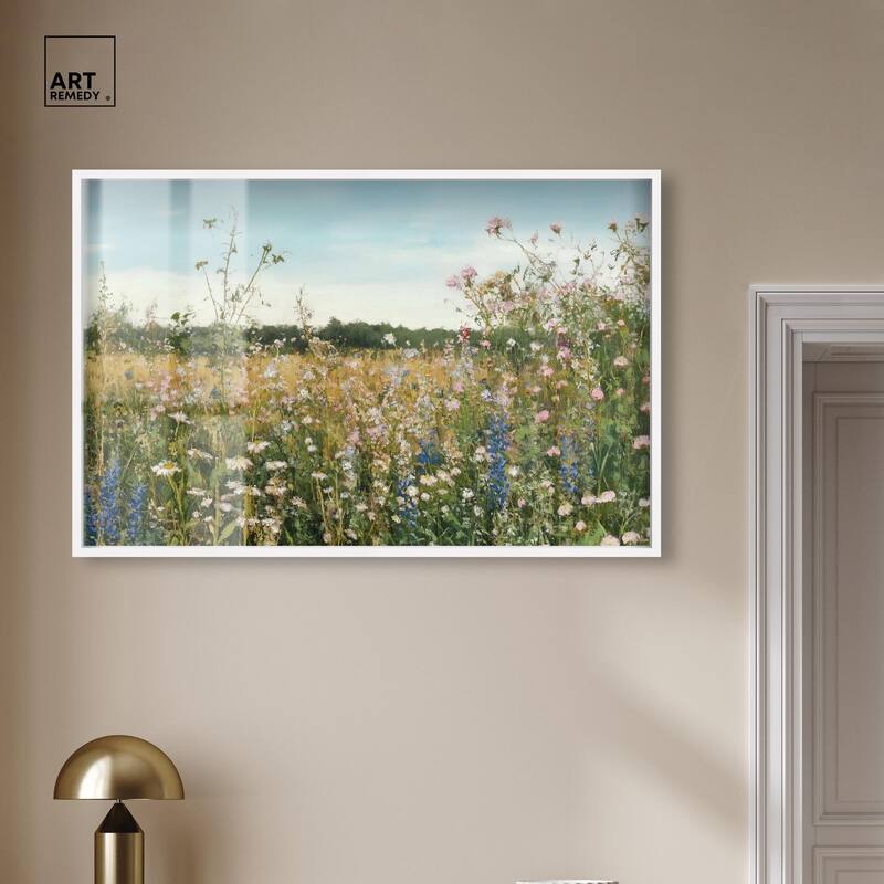 Glimmering Glade Garden II Shadowbox by Art Remedy