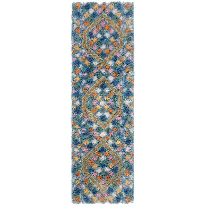 SAFAVIEH Casablanca Shag Fermina Wool Rug