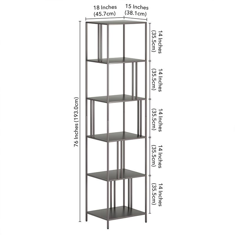 Cortland 18" Wide Bookcase