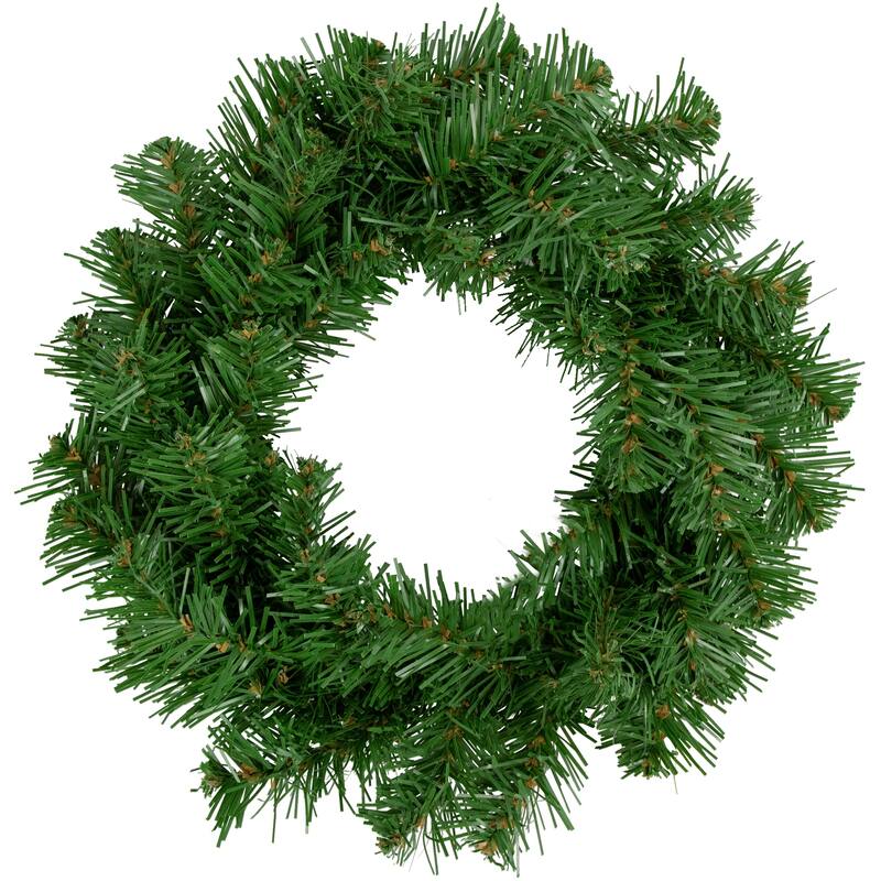 Deluxe Dorchester Pine Artificial Christmas Wreath - Unlit - 12"