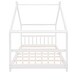 preview thumbnail 5 of 57, Roomfitters Twin Size House Bed with Wooden Frame, Modern Loft Design, Grey