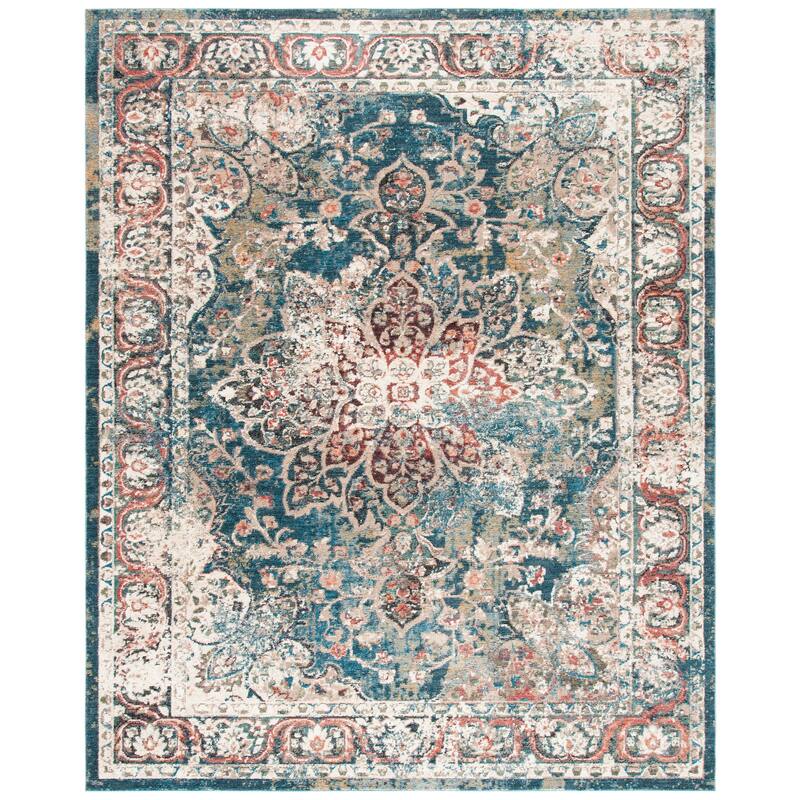 SAFAVIEH Lyric Vintage Medallion Polyester Rug