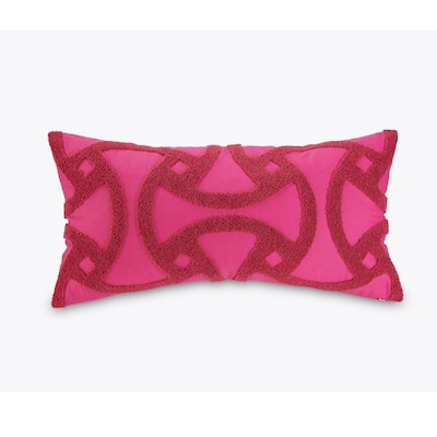 Trina Turk Santorini Tufted Embroidered Pillow, 12x24"