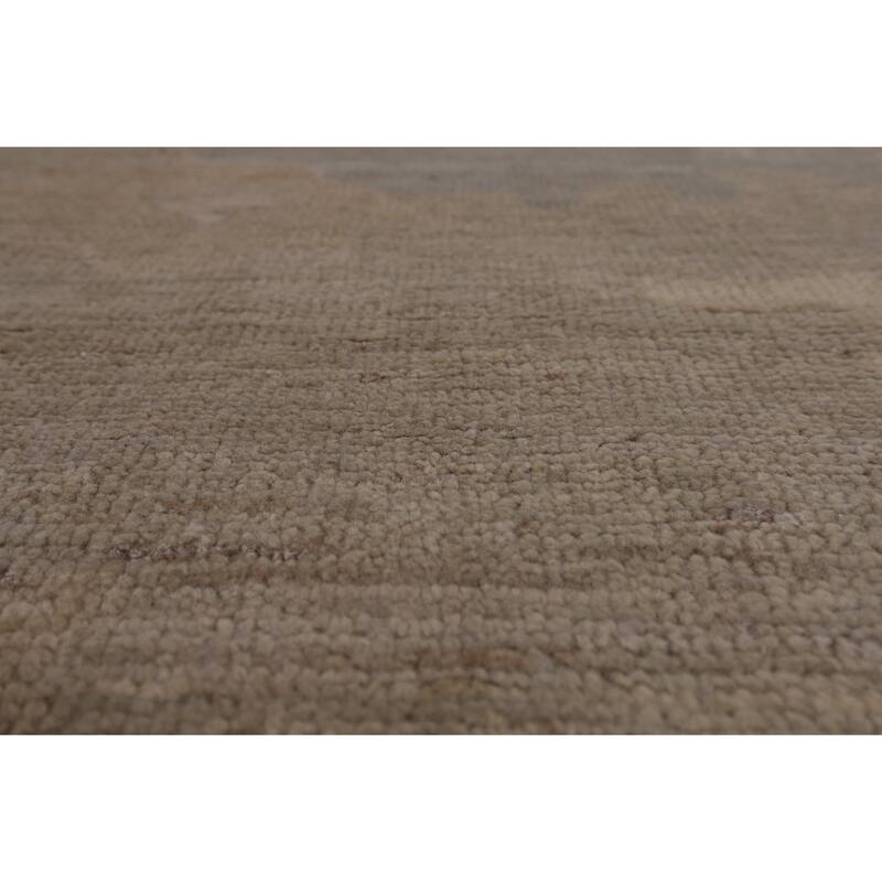 Oushak Oriental Large Area Rug Hand-Knotted Vegetable Dye Wool Carpet - 10'2"x 13'10"