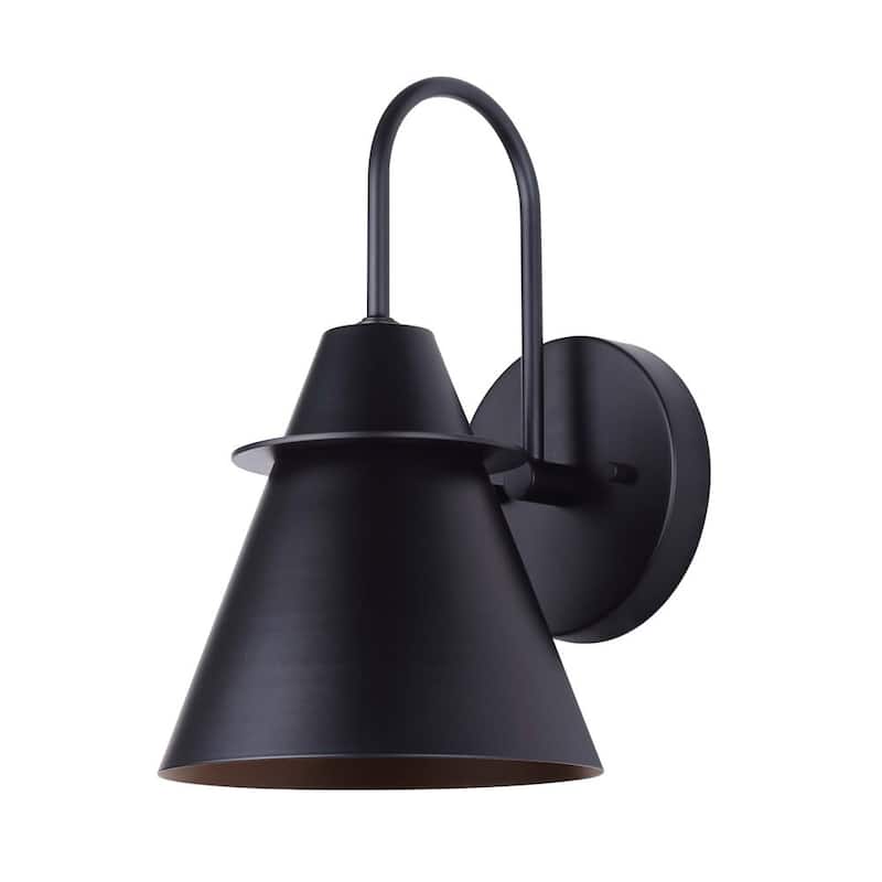 Canarm IOL596 Marloe 12" Tall Wall Sconce - Black