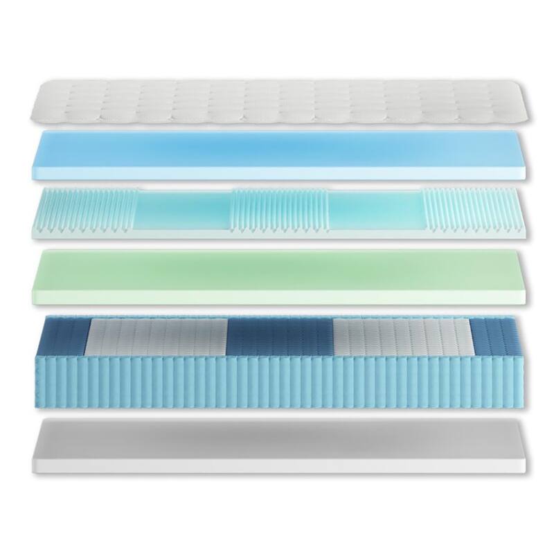 SleepFresh Clean and Cool 12" Medium Hybrid Mattress