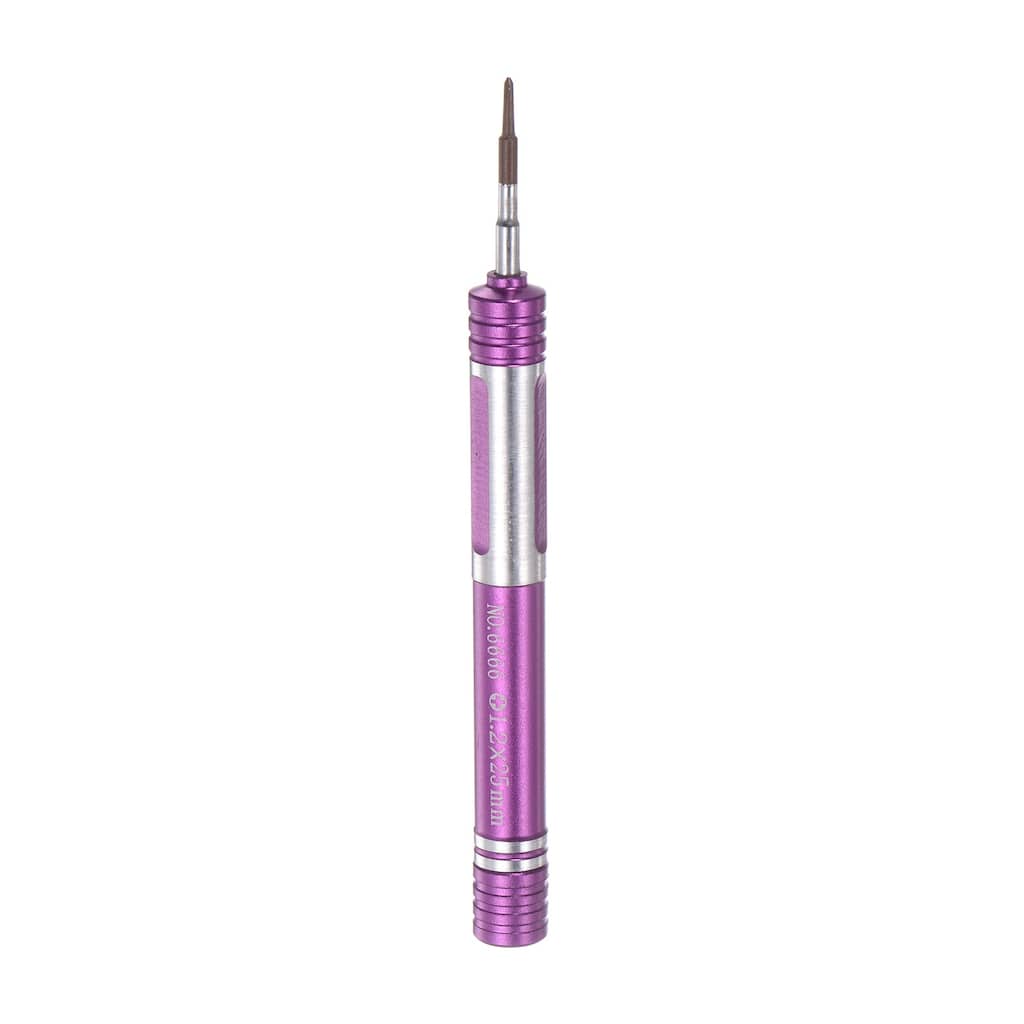 Precision Screwdriver 1.2mm Phillips Magnetic Head Manual Pen Shape Screw Driver - Purple