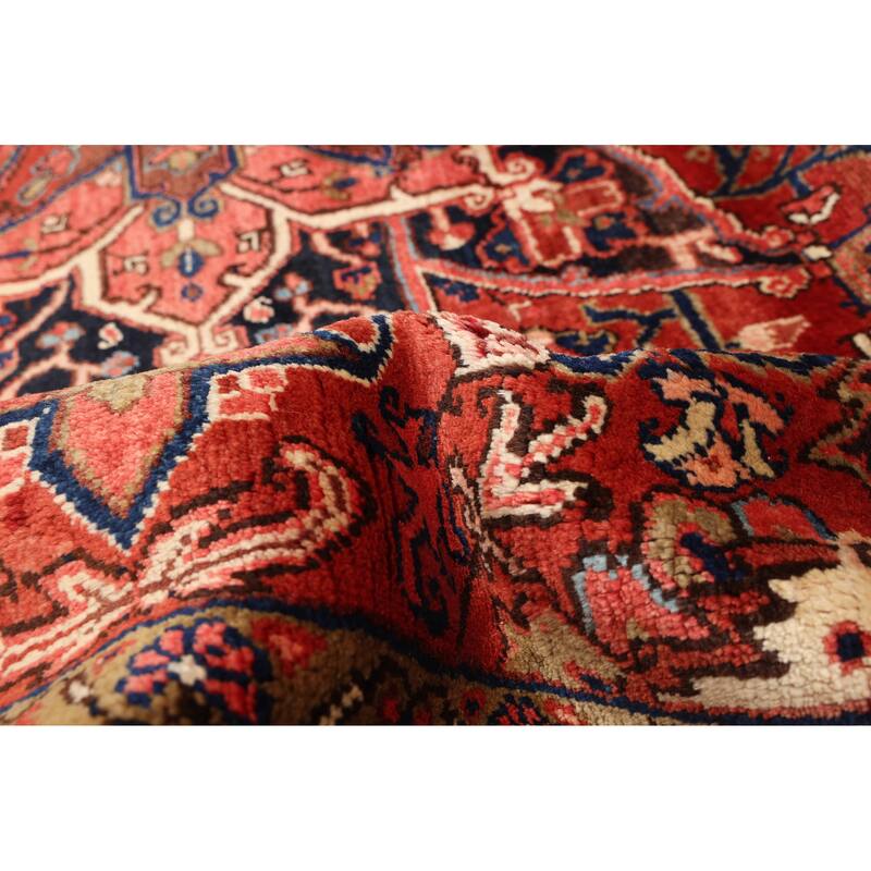 ECARPETGALLERY Hand-knotted Sarabi Red Wool Rug - 7'7 x 10'11