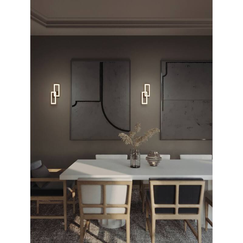 AFX Sia 17'' LED Sconce - Black
