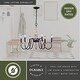 preview thumbnail 5 of 6, Georgetown 6 Light Gray Wood Farmhouse Chandelier - 26-in W x 20.75-in H x 26-in D