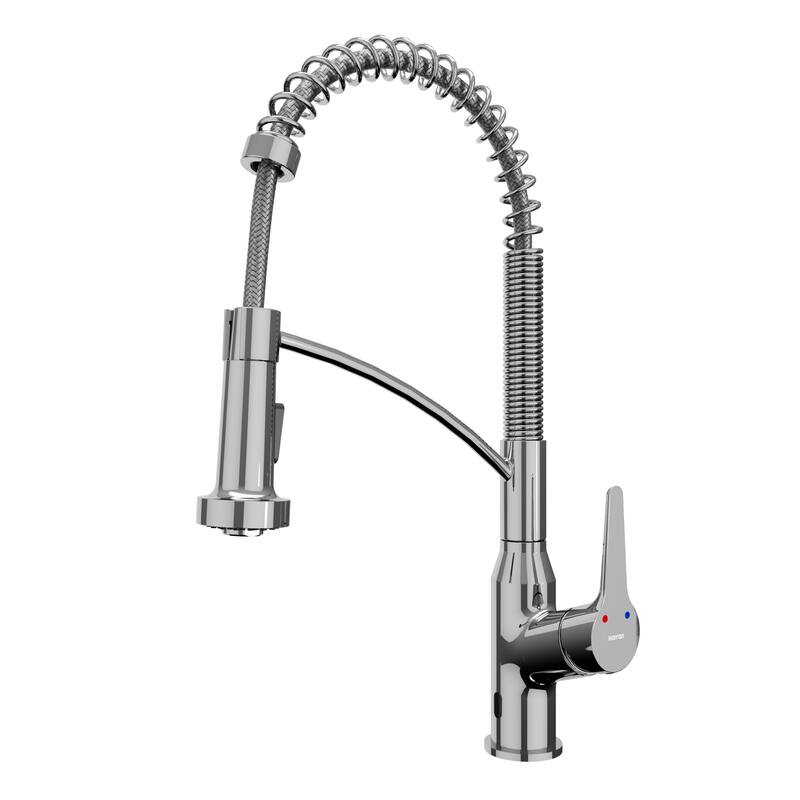 Karran Scottsdale Touchless Single-Handle Pull-Down Sprayer Kitchen Faucet - Chrome